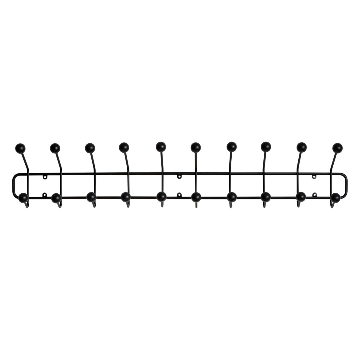 Maze Bill Horizontal L svart | Skandinavisk Design | Knagger & Knotter | Svart
