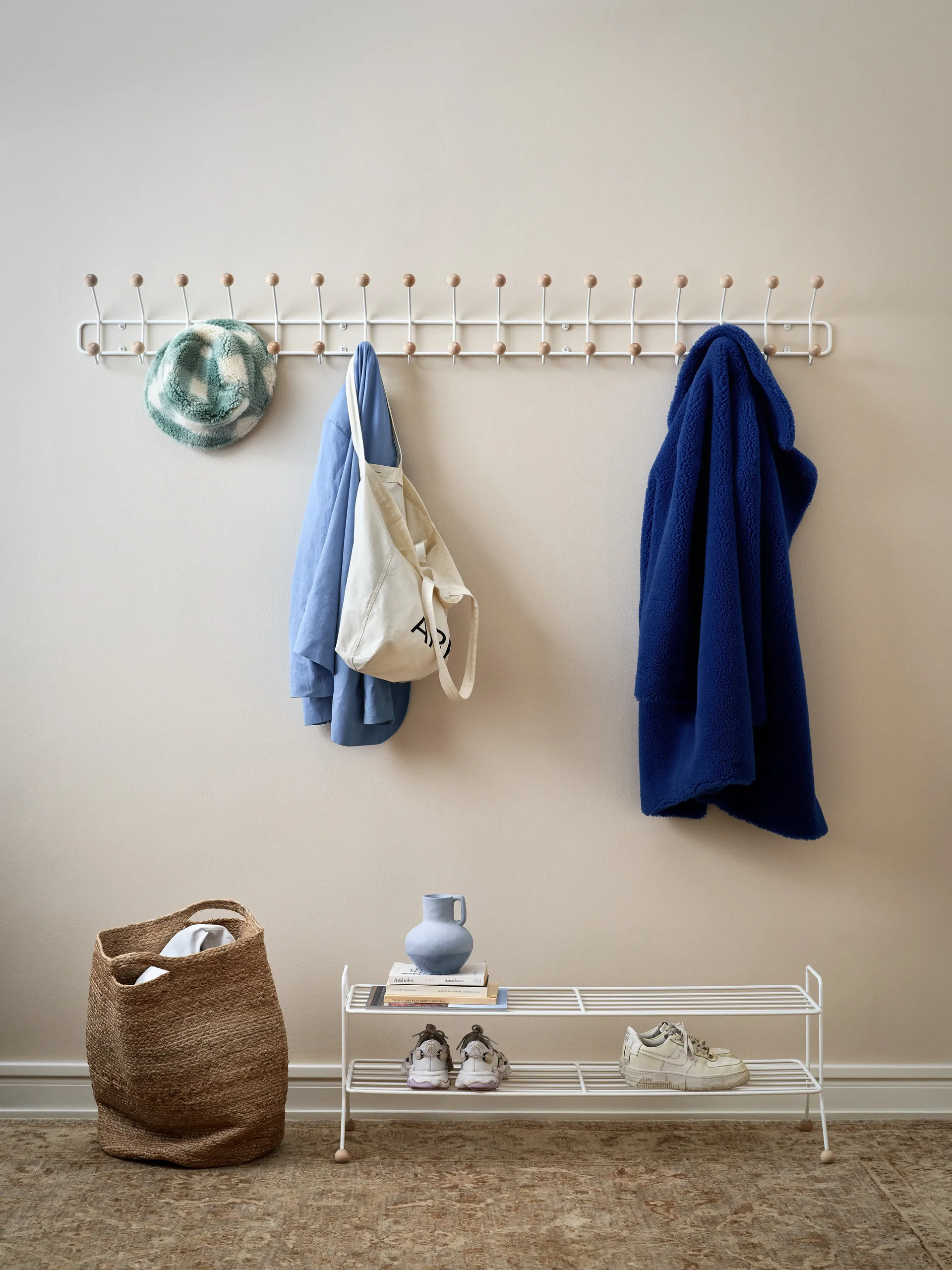 Bill Horizontal XL, Hvit Maze