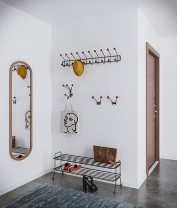 Bill Shoe Shelf L - Svart-mørkbrun - Maze