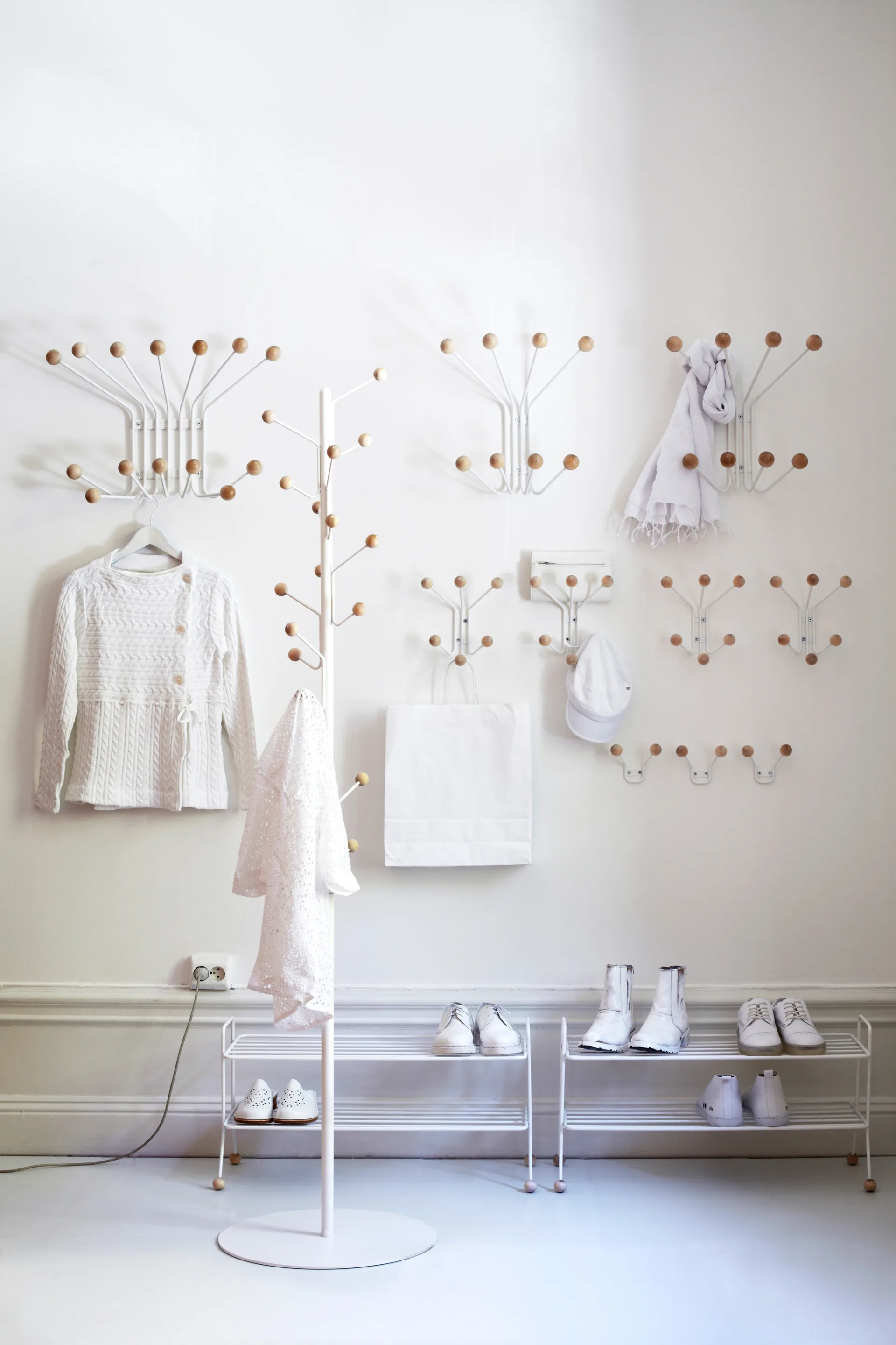 Bill skohylle, hvit Maze