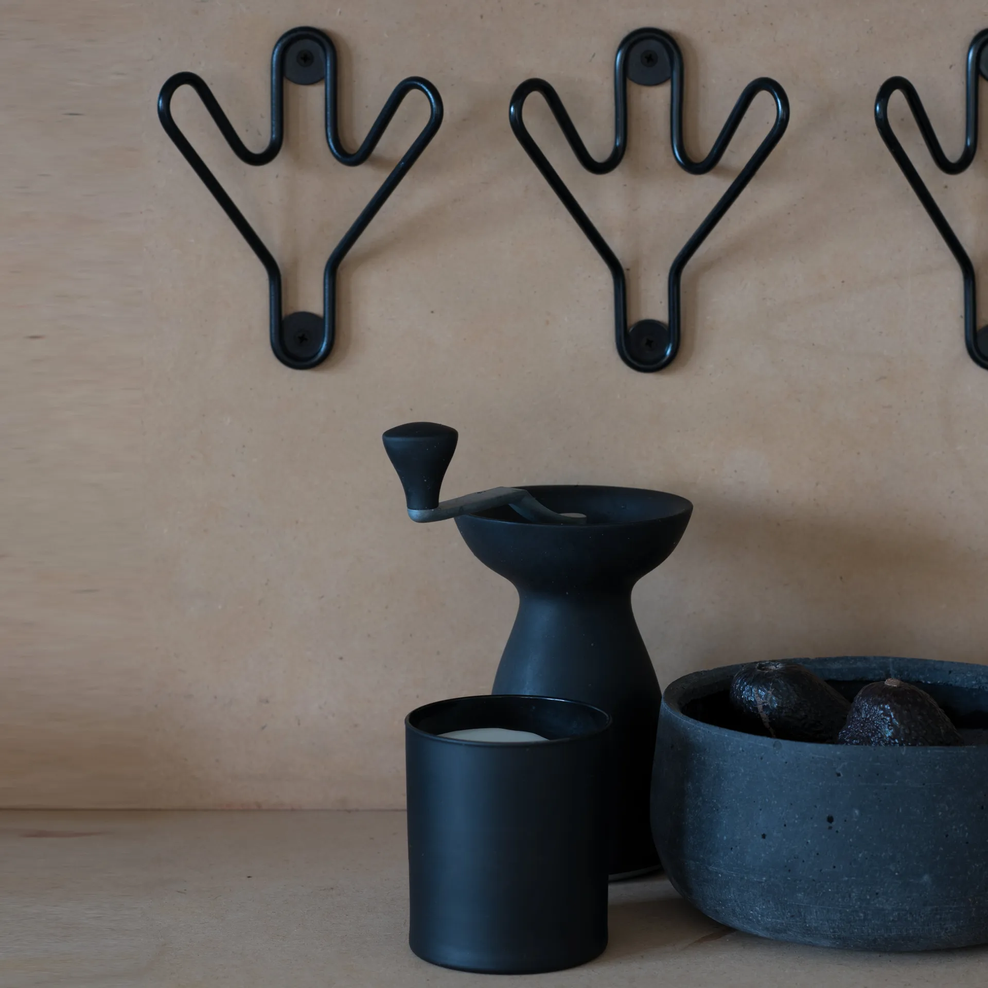 Buddy knagg, sort Maze