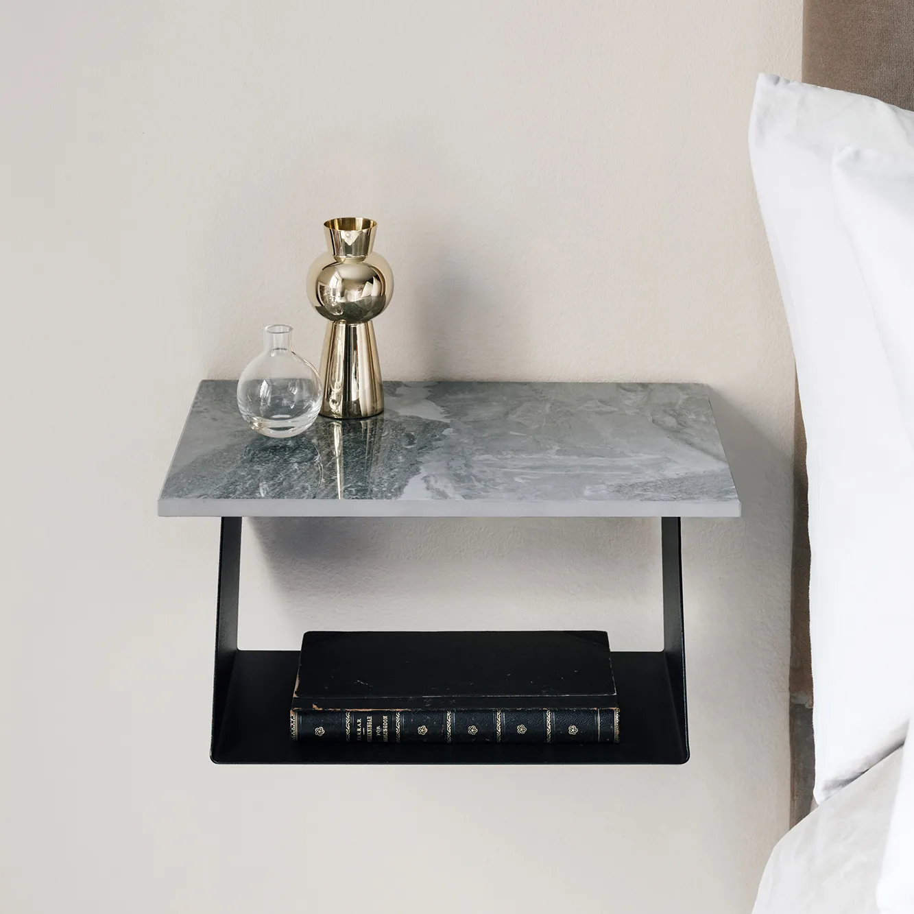 Edgy Edition hylle, Svart Maze