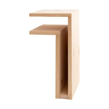 F-shelf Play DIY vegghylle - Pine, left - Maze