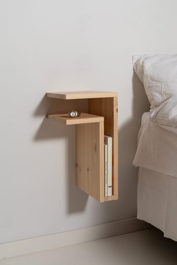 F-shelf Play DIY vegghylle - Pine, left - Maze