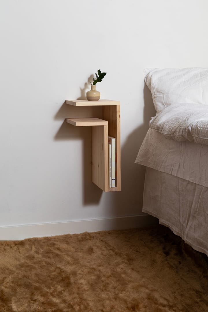 F-shelf Play DIY vegghylle, Pine, left Maze
