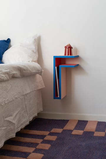 F-shelf Play DIY vegghylle - Pine, right - Maze