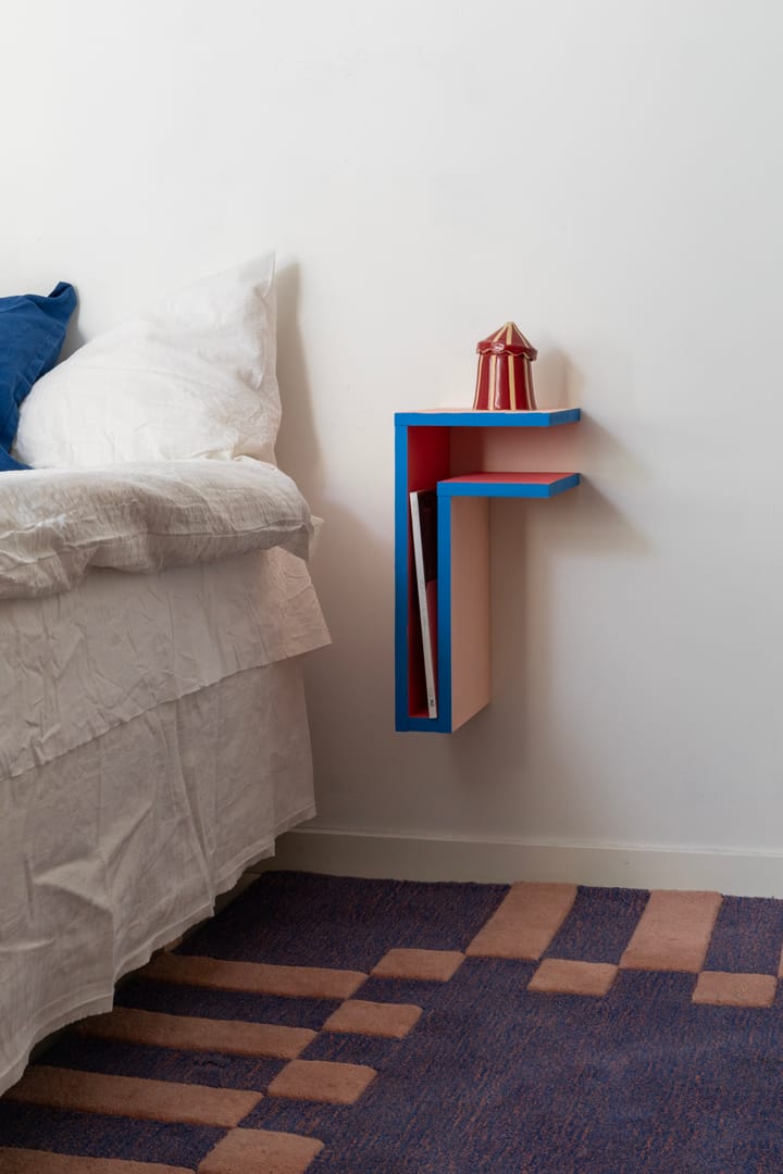 F-shelf Play DIY vegghylle, Pine, right Maze