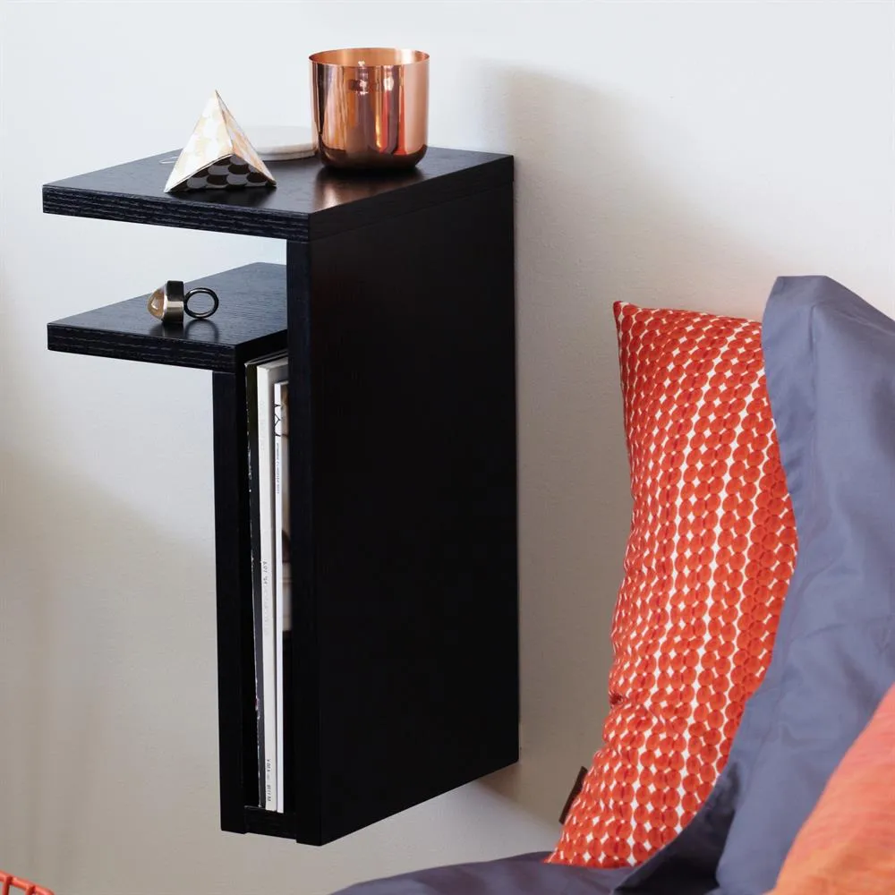 F-shelf svart ask, hylle til venstre Maze