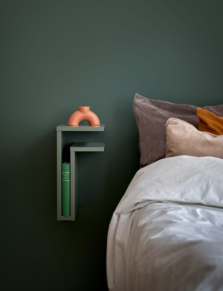 F-shelf vegghylle green grey, Hylle til høgre Maze