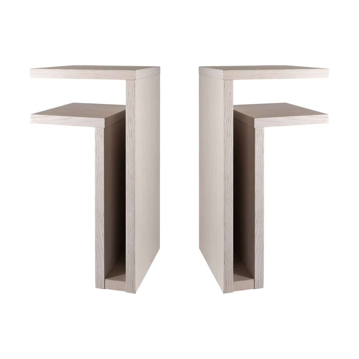 Maze F-shelf vegghylle white oak Hylle til venstre