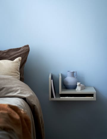 F-shelf vegghylle silk grey - Hylle til høyre - Maze