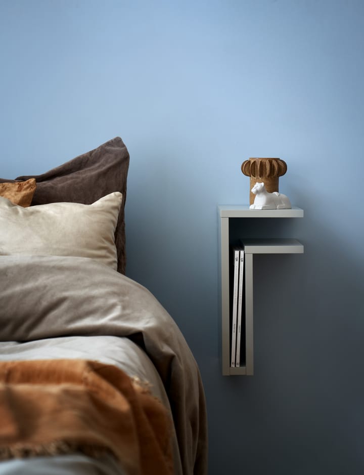 F-shelf vegghylle silk grey, Hylle til høyre Maze
