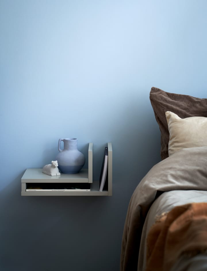 F-shelf vegghylle silk grey, Hylle til venstre Maze