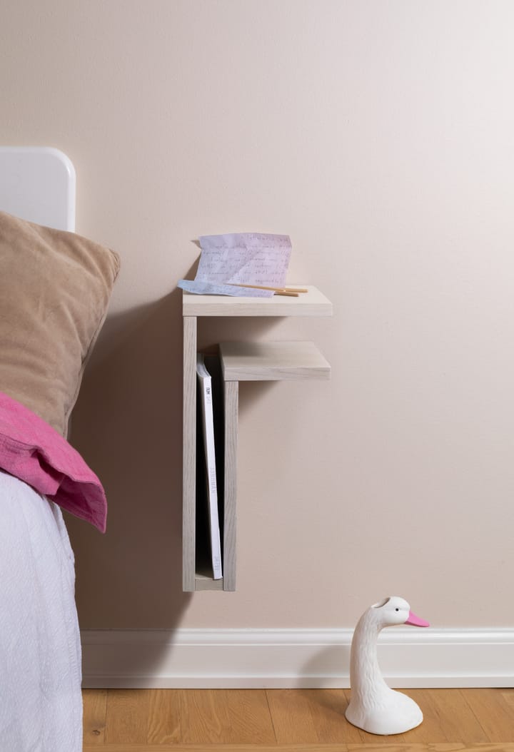 F-shelf vegghylle white oak, Hylle til høgre Maze