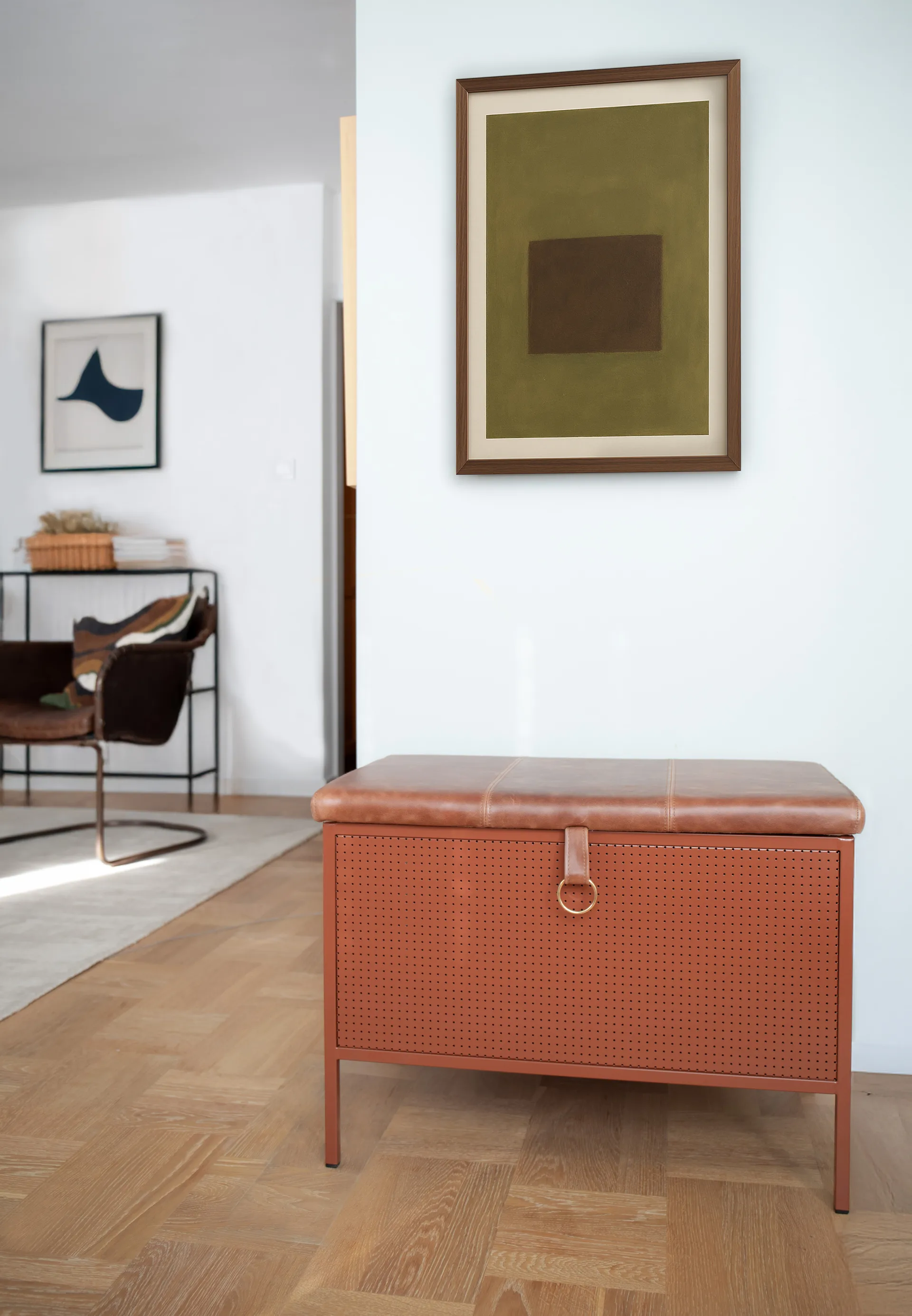 Frank forvaringsbenk, Cinnamon-vintage cognac Maze