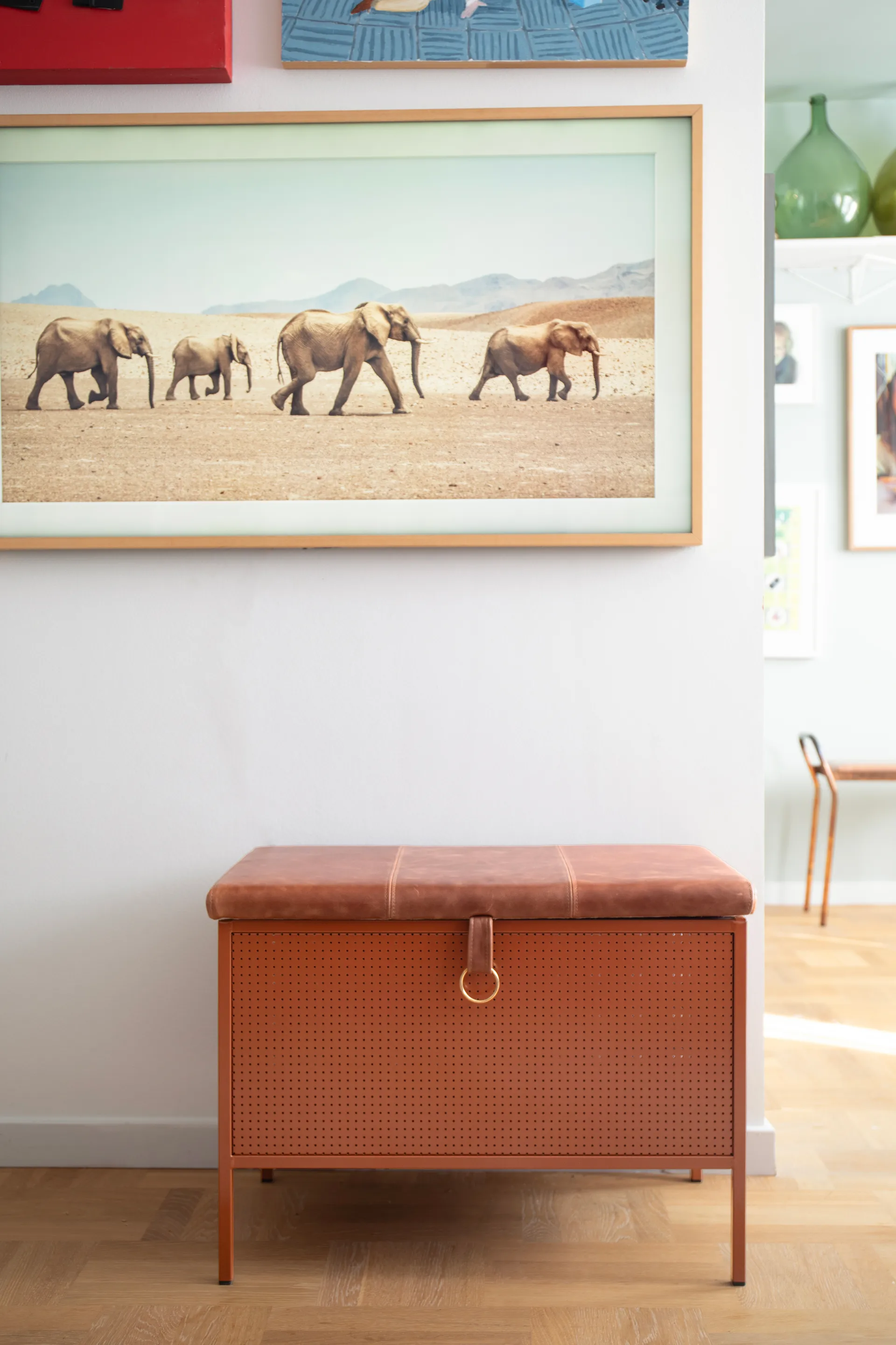 Frank forvaringsbenk, Cinnamon-vintage cognac Maze