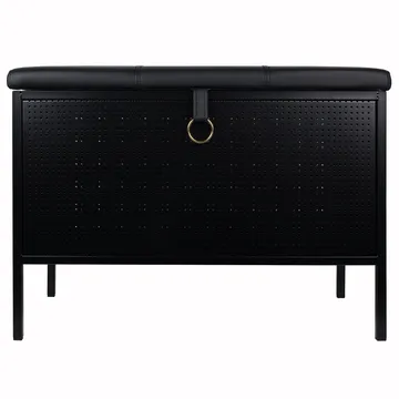 Frank forvaringsbenk - Svart - Maze