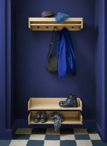 Gentle hattehylle - Eik, 78x15x32 cm - Maze