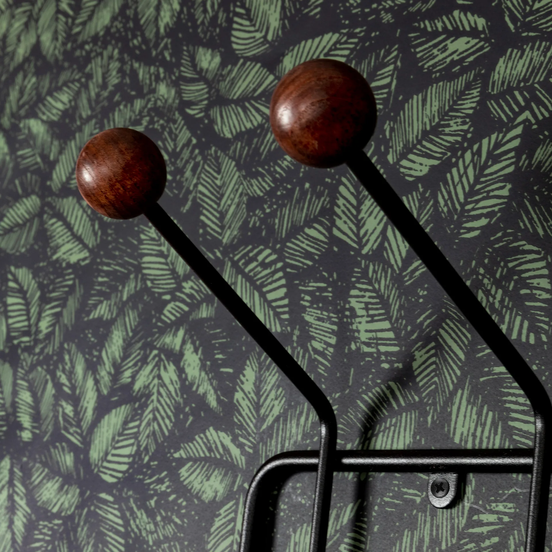 Knagg Bill XS, Svart-mørkbrun Maze