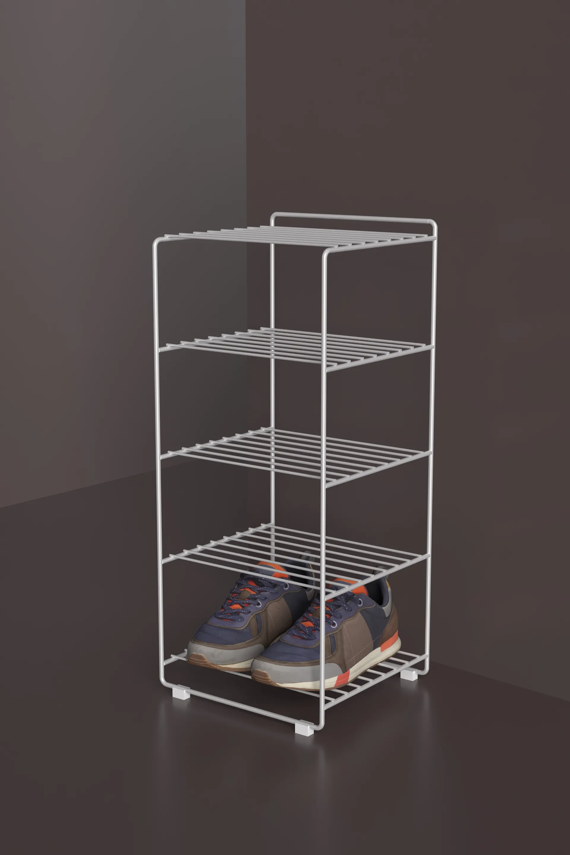 Maze Shoescraper skohylle, Hvit Maze