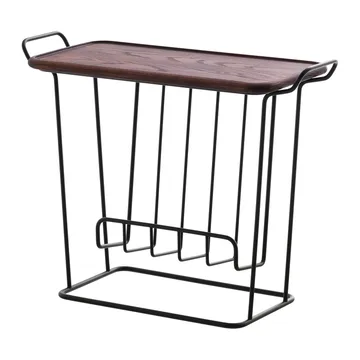 Minnie Mae Wood bord med brett - Svart-mørk ask - Maze