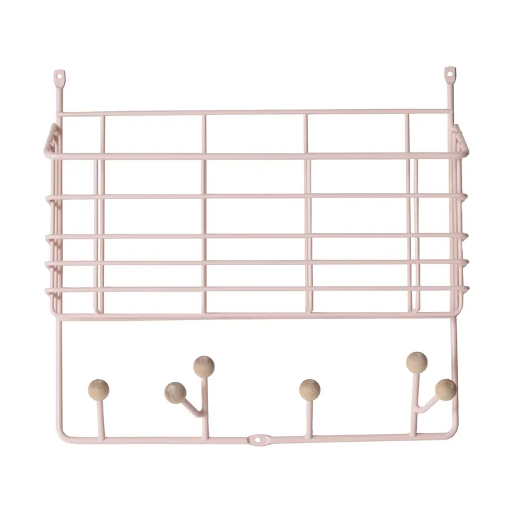 Mitten shelf hylle junior - Pale pink, 38,6x35,2x8,6 cm - Maze