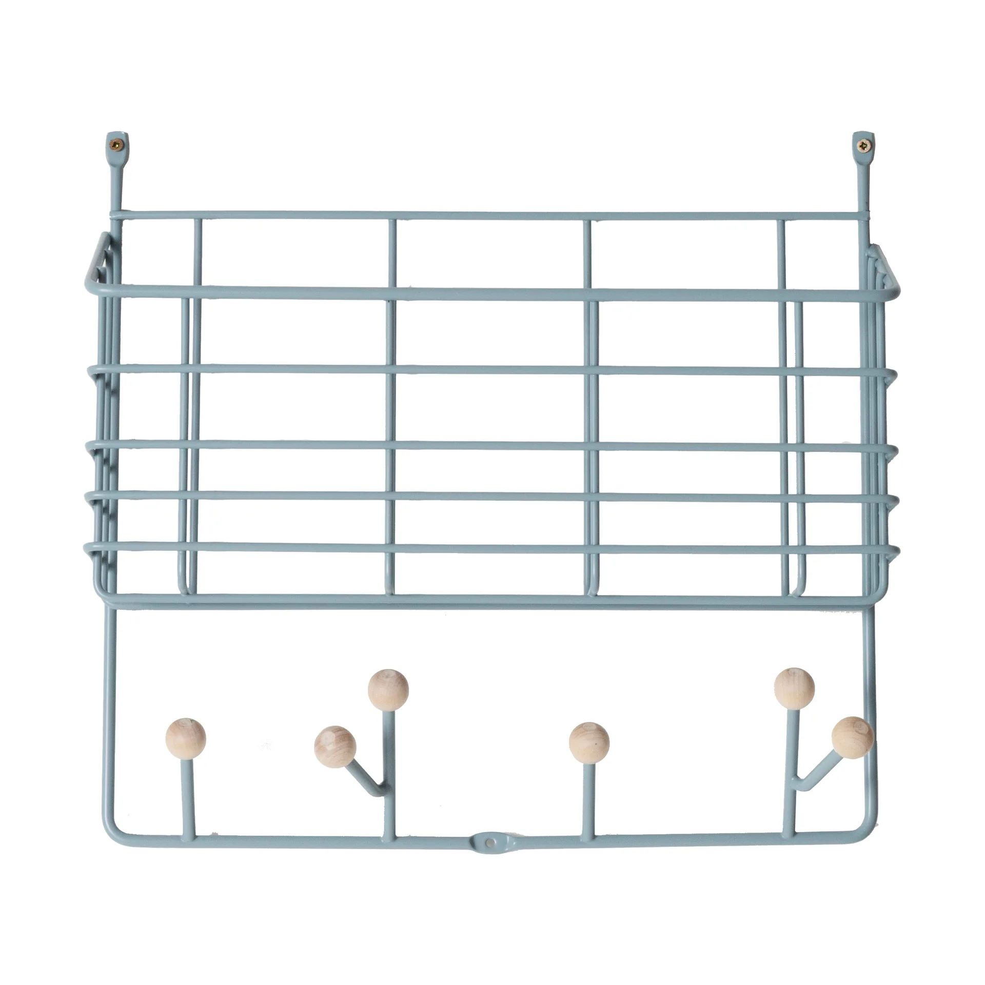 Mitten shelf hylle junior, Pigeon blue, 38,6x35,2x8,6 cm Maze