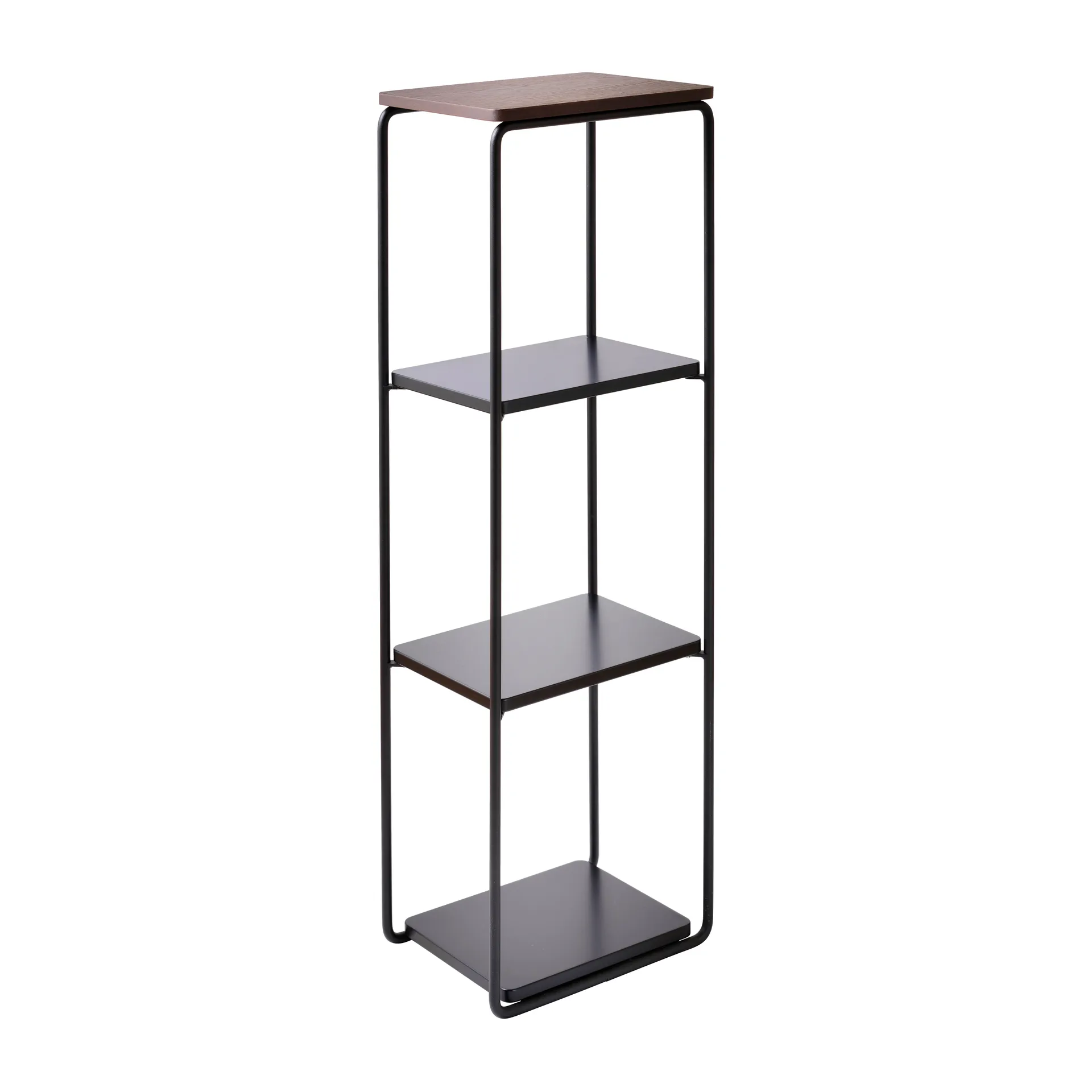 Mixrack Floor Shelf L hylle 26 x 19 x 82,2 cm, Stained oak-black Maze