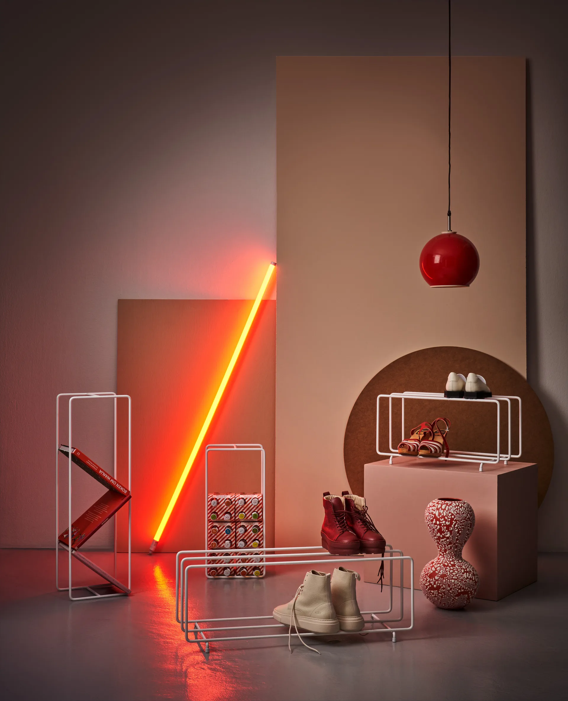 Mixrack skohylle, Hvit Maze