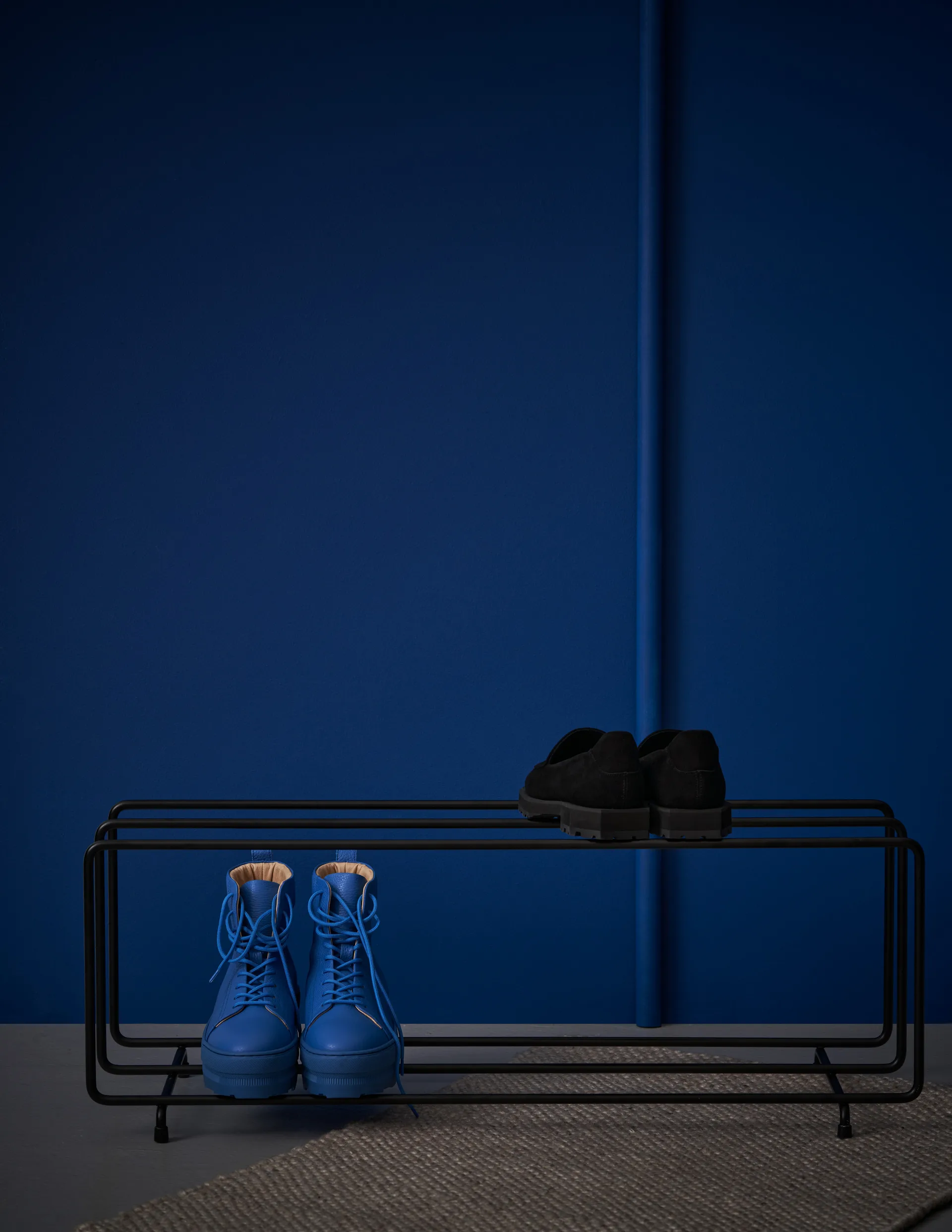 Mixtrack skohylle L, Sort Maze