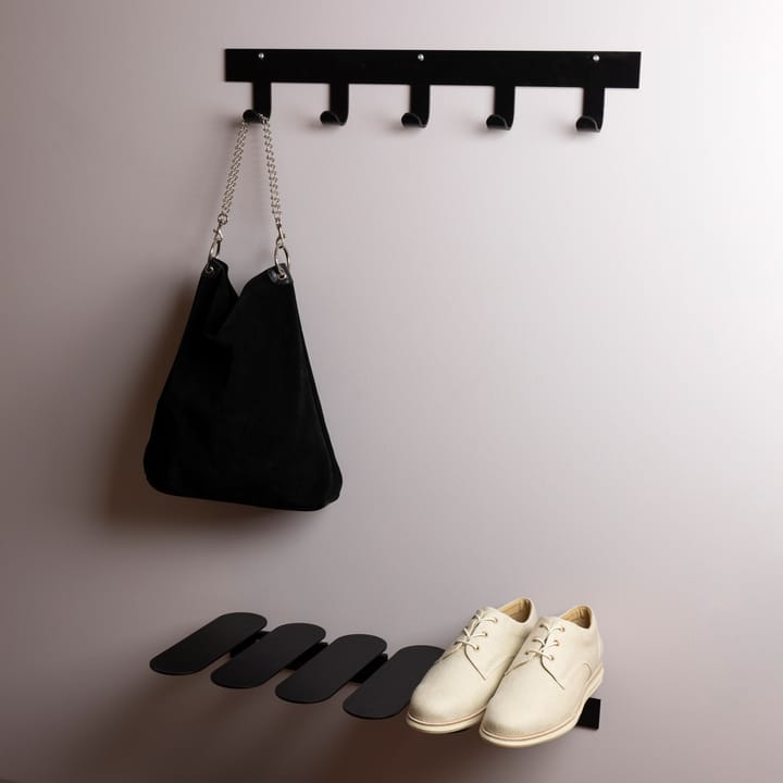Only Hooks knaggrekke, svart Maze