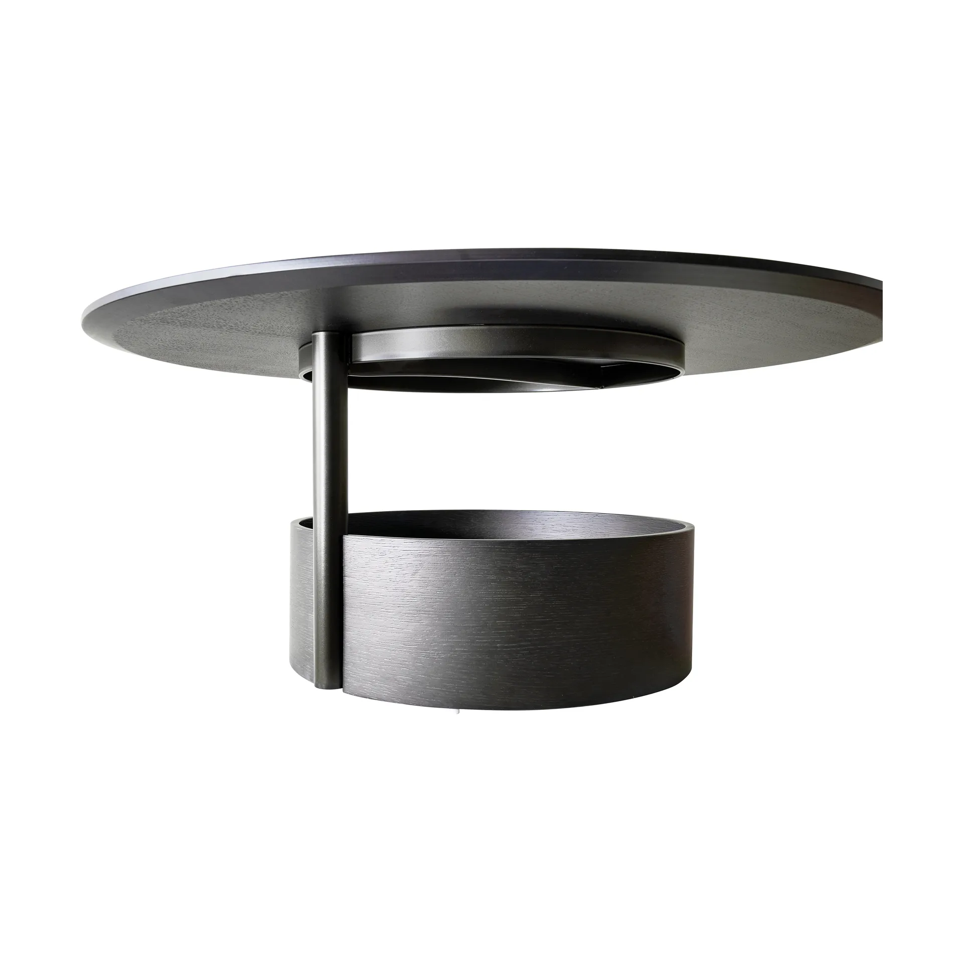 Parasol L salongbord Ø 90 cm, Dark stained oak Maze