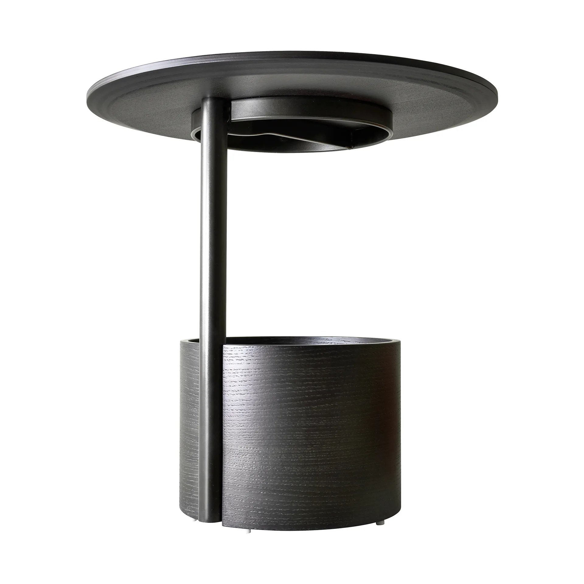 Parasol S salongbord Ø 50 cm, Dark stained oak Maze