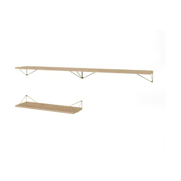 Pythagoras Bundle A hyllesystem eik-messing - Maze