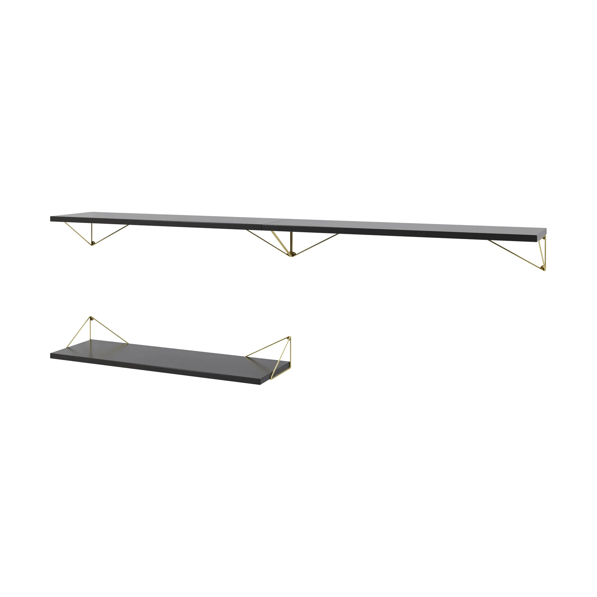 Pythagoras Bundle A hyllesystem svart-messing,  Maze