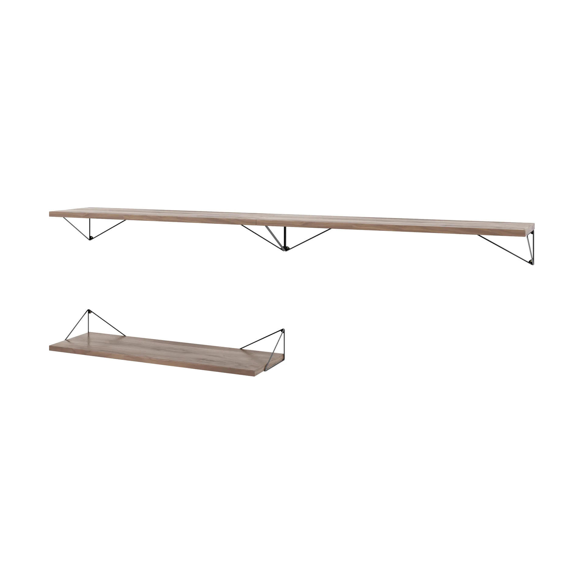 Pythagoras Bundle A hyllesystem valnøtt-svart Maze