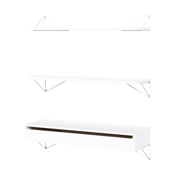 Pythagoras Bundle C hyllesystem hvit-hvit - undefined - Maze