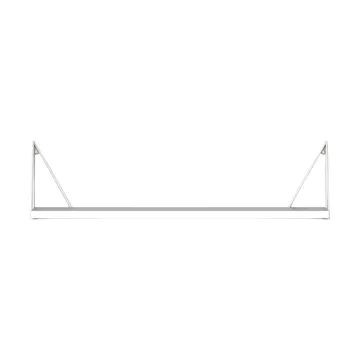 Pythagoras hylle, Hvit, 20x80 cm - Maze