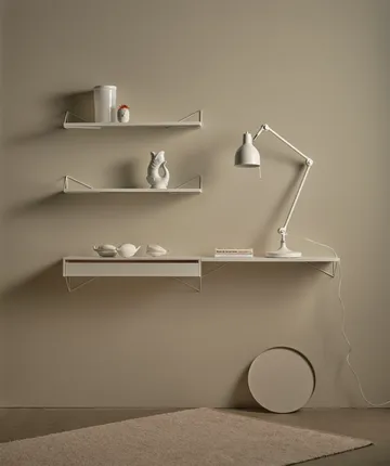Pythagoras hylle, Hvit, 20x80 cm - Maze