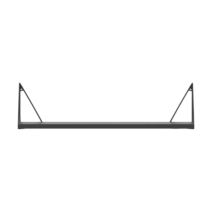 Pythagoras hylle, Svart, 20x80 cm - Maze