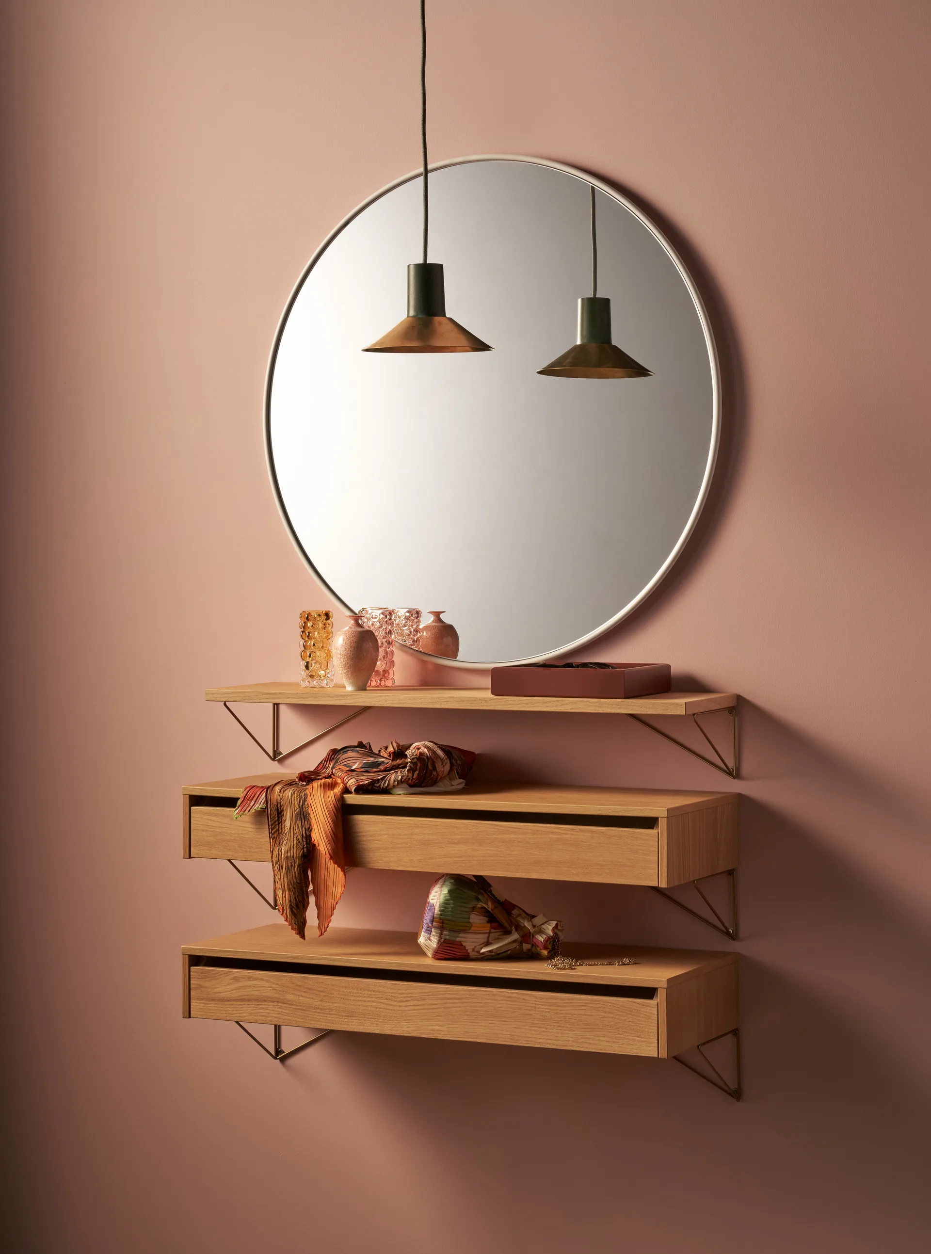 Pythagoras låda L, eik Maze