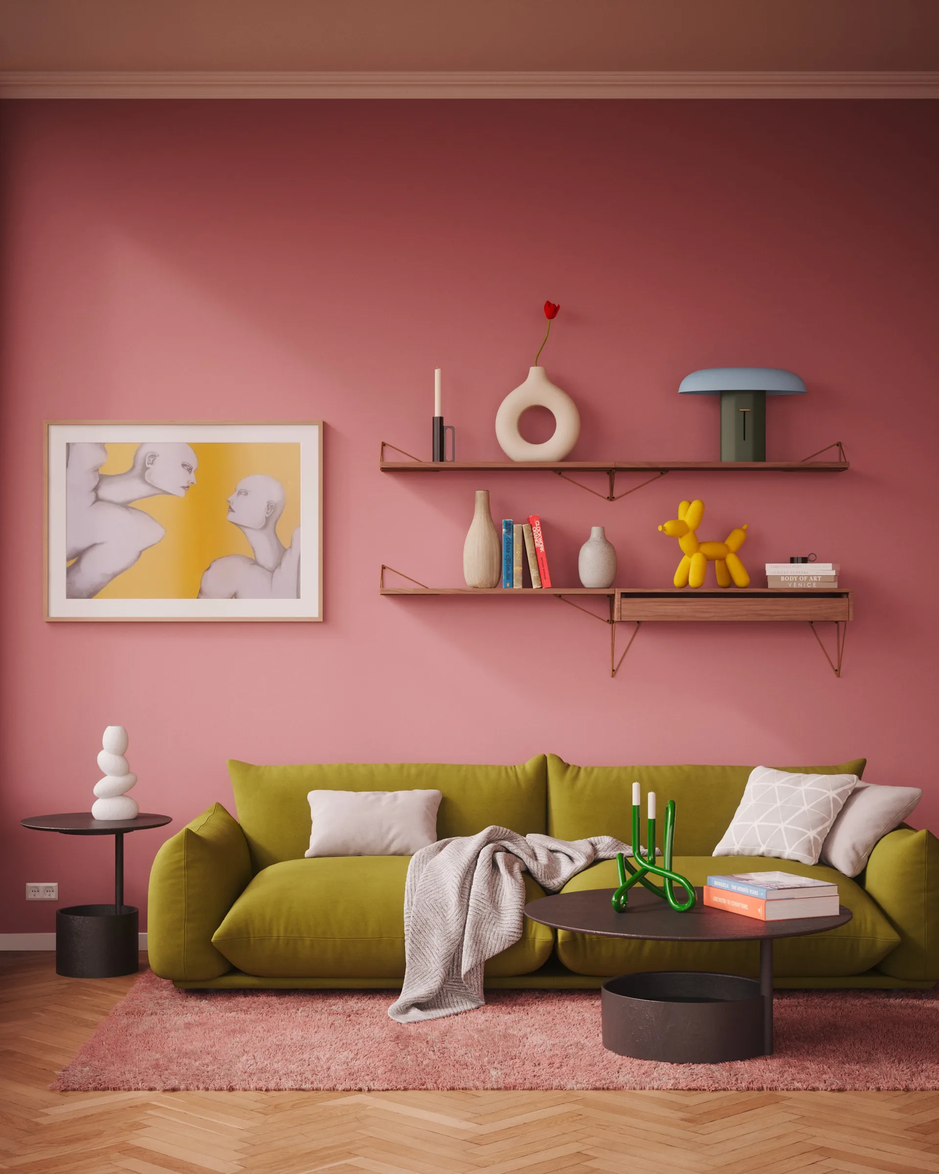 Pythagoras låda L, Valnøtt Maze