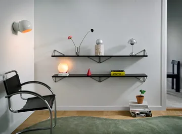 Pythagoras XL Brackets 2‑pakning - Chrome - Maze