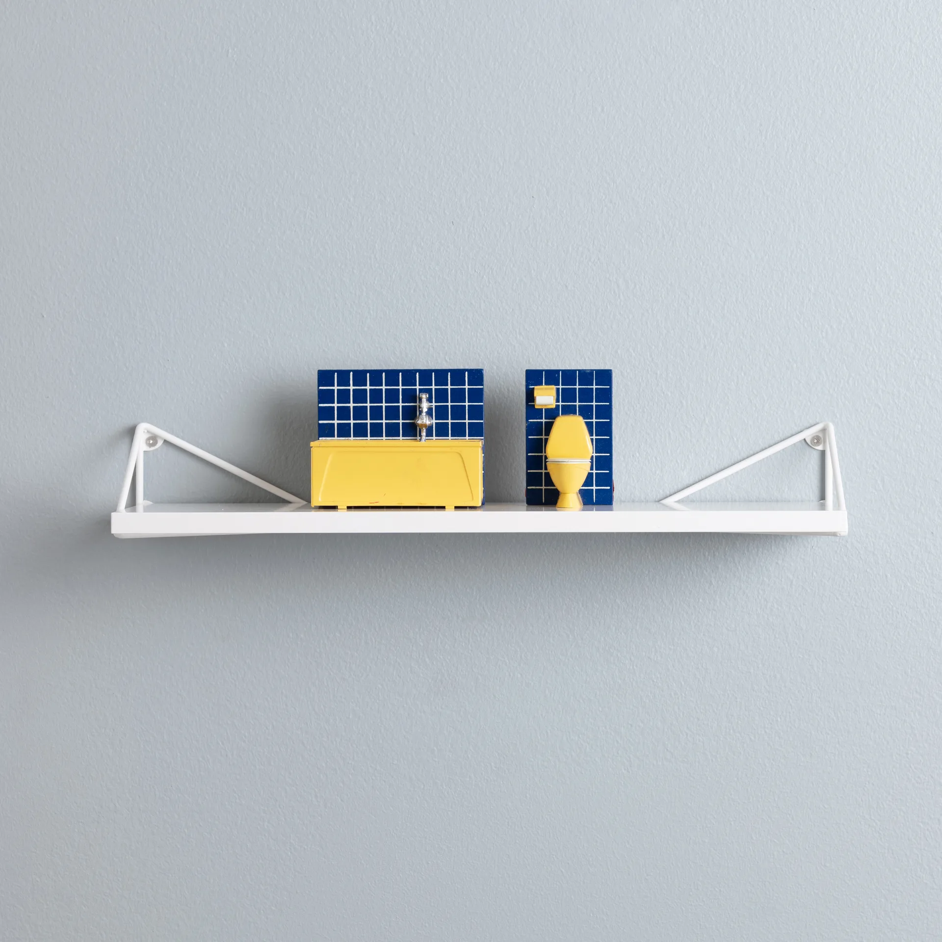 Pythagoras XS hylle, hvit Maze