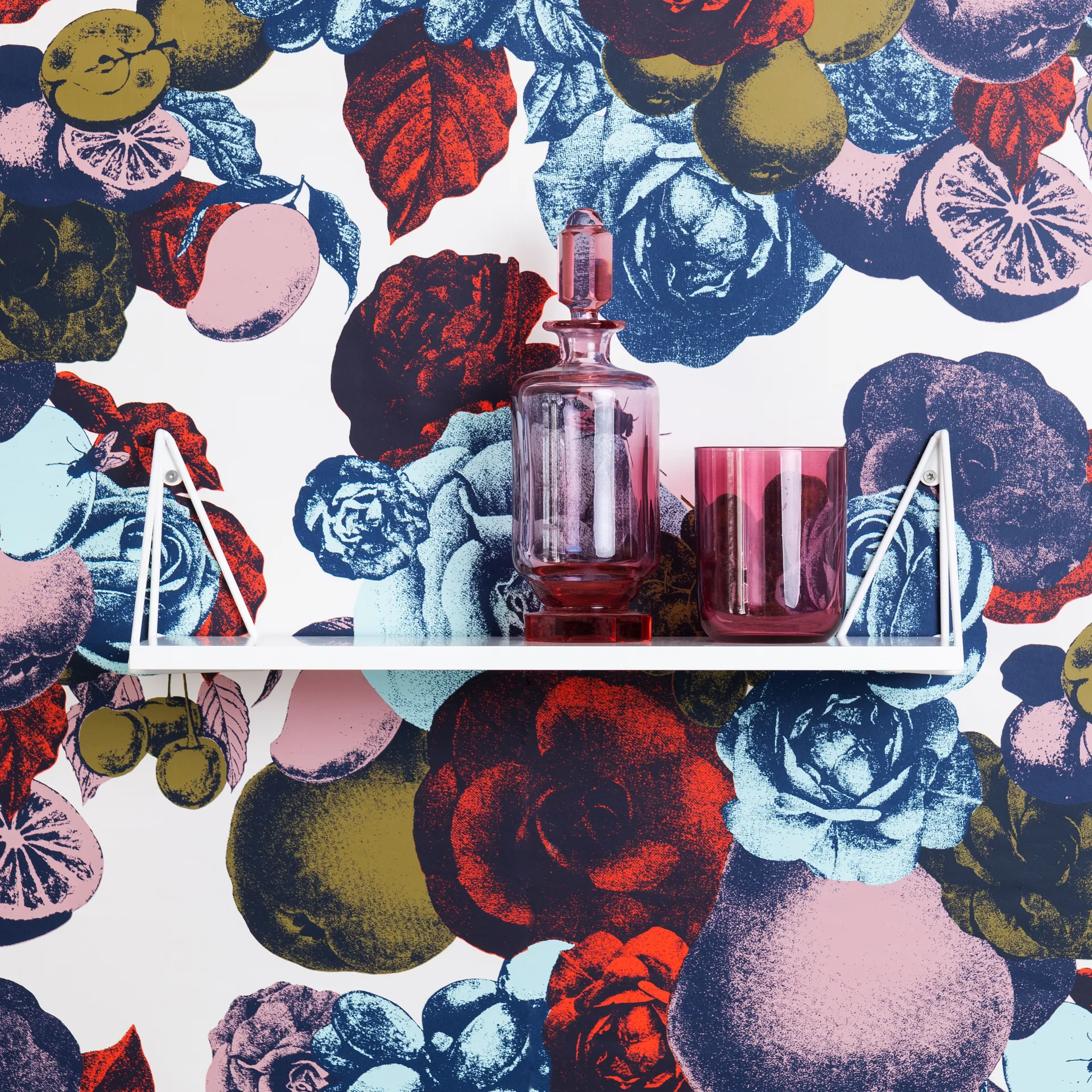 Pythagoras XS hylle, hvit Maze