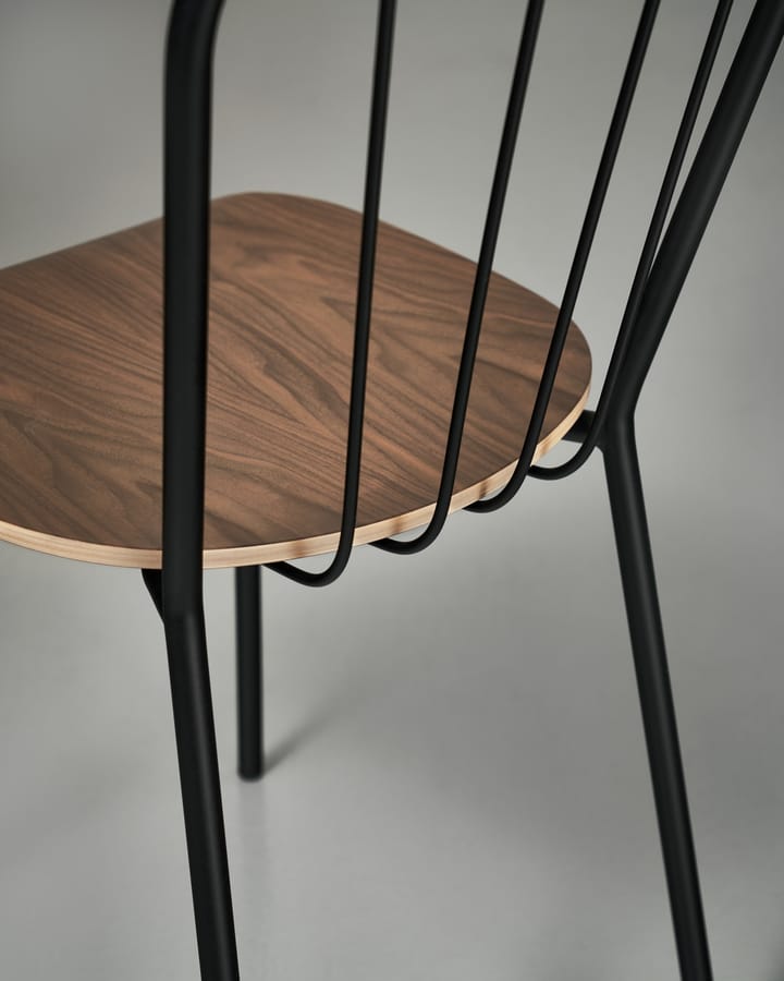 Same Chair stol, Sort-valnøtt Maze