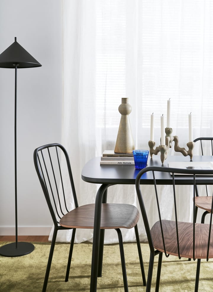 Same Chair stol, Sort-valnøtt Maze