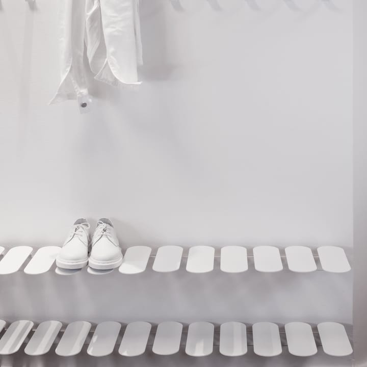 Step skohylle, hvit Maze
