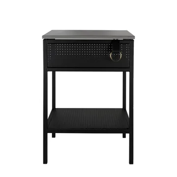 Tracy sidebord, høyerstilt - svart - Maze