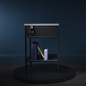 Tracy sidebord, høyerstilt - svart - Maze